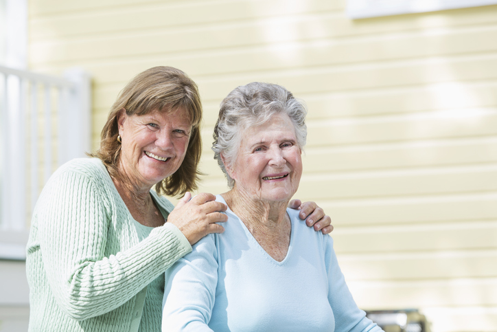 woman with nurse